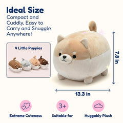 Snug A Babies corgi with babies interactive play scene encouraging imaginative storytelling