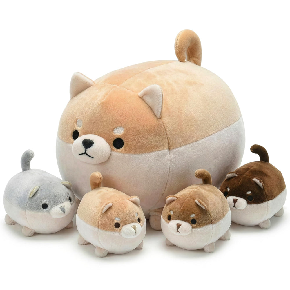 Snug A Babies corgi mommy with babies inside, inviting cuddle and storytelling