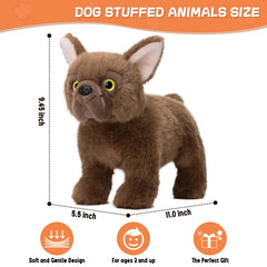 SnugBibble farting dog plush battery compartment shows long-lasting power.