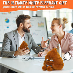 SnugBibble farting poop plush toy office desk décor that sparks smiles