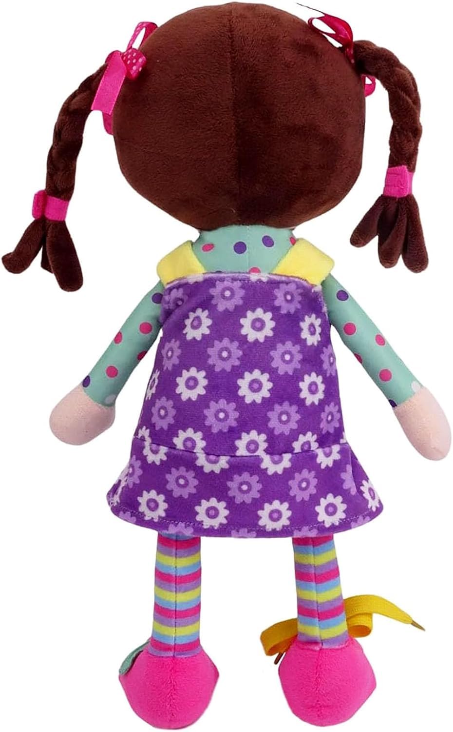Close-up of Sugar Snap doll face invites focused play with Snuggle Stuffs