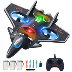 Snugzy Foam RC Plane with one-button takeoff for easy outdoor fun.