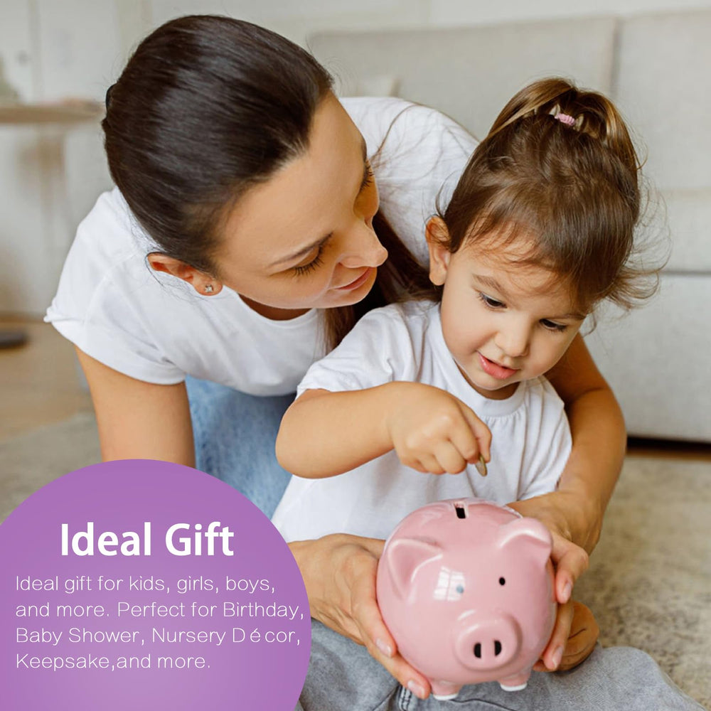 SOBEIT piggy bank foam feet provide grip and stability during use