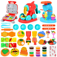SOCBTNSO 3-in-1 dough set ice cream maker for imaginative play and motor skills.