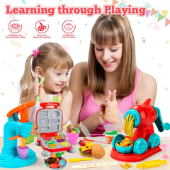 SOCBTNSO 3-in-1 dough set kitchen creation encourages storytelling and role play.
