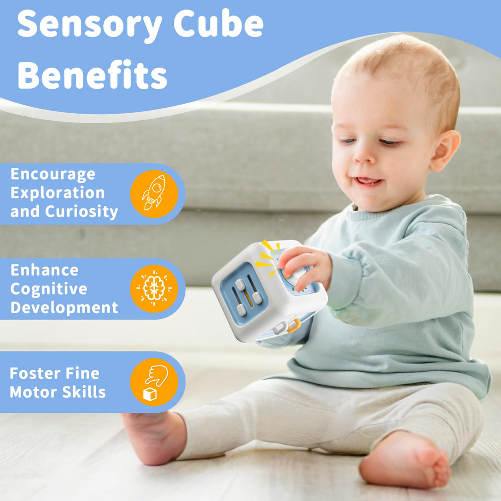 SOCBTNSO Busy Cube crafted from non-toxic materials for safety
