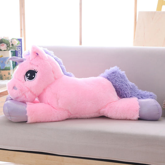 Sofipal big unicorn plush pillow 80 cm, ideal for naps and reading corners.