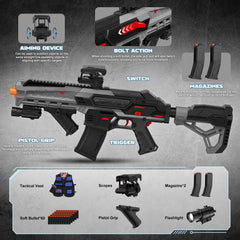 SOFITEN built-in flashlight enhances visibility for dusk or indoor targets