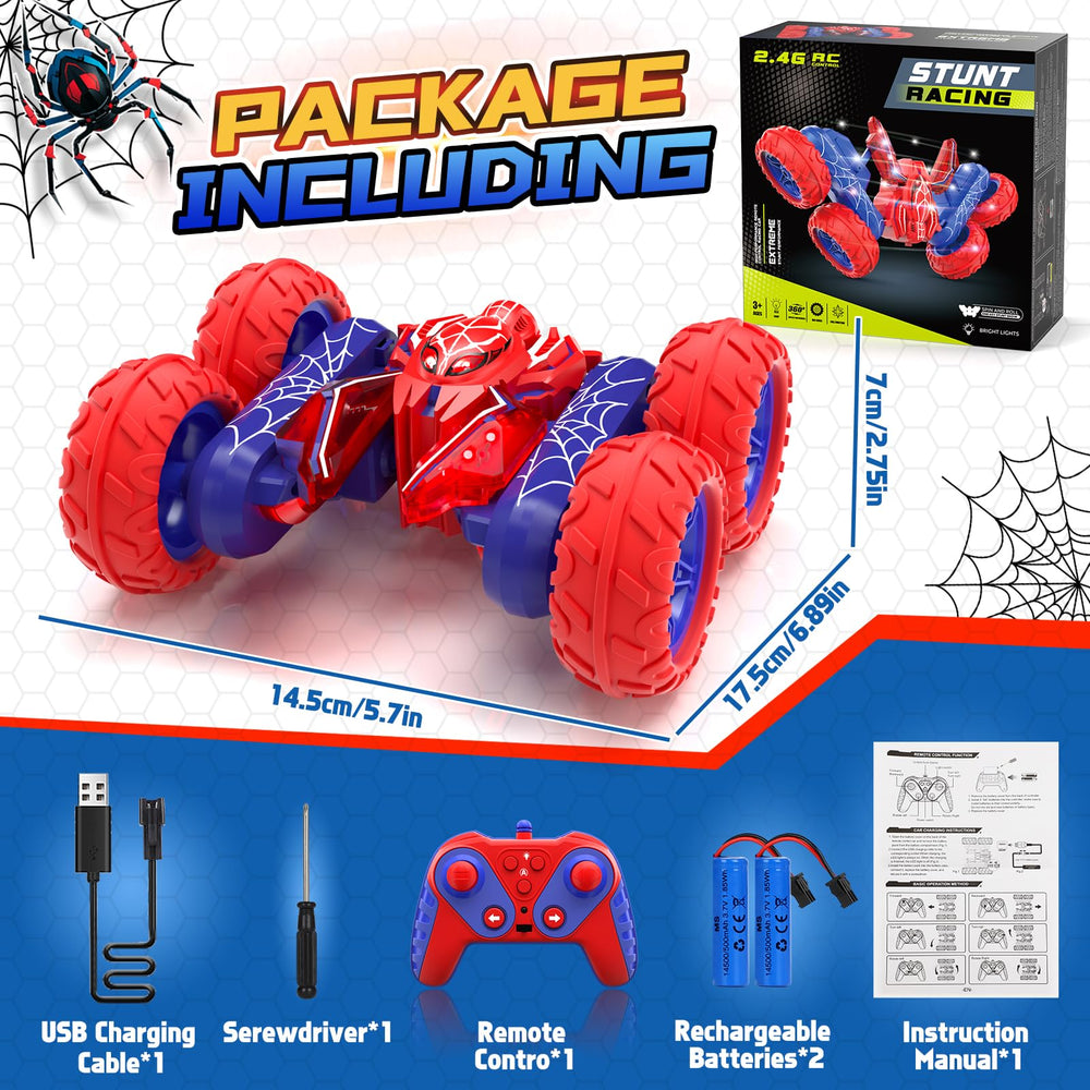 SOGAWEBB Spider RC car makes a great gift for kids aged 4-12.