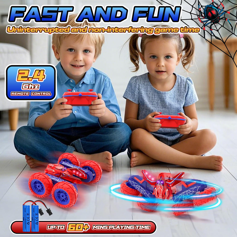 SOGAWEBB Spider RC car lighting enables exciting night-time play.