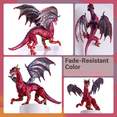 SOLDAY Dragon Toys finished dragons ready for pretend play and display