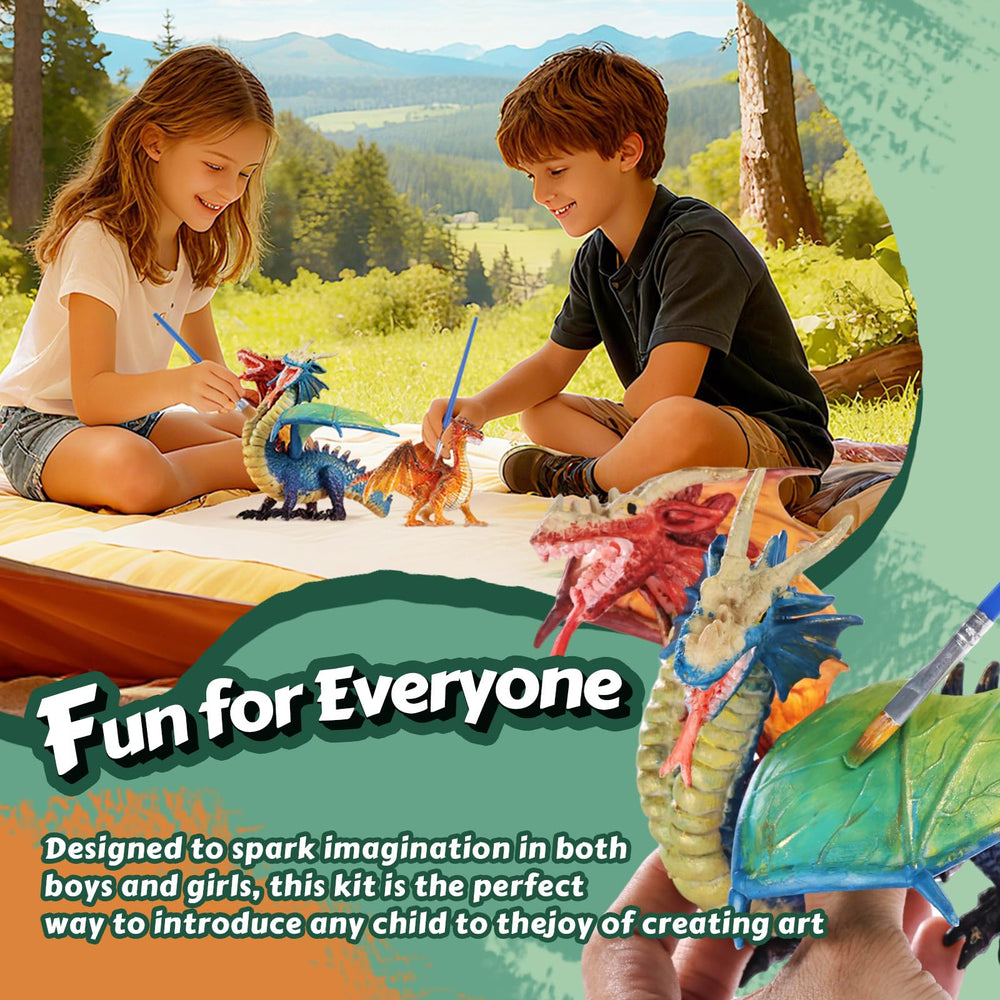 SOLDAY Dragon Toys painting kit color palette and paints for vibrant scales