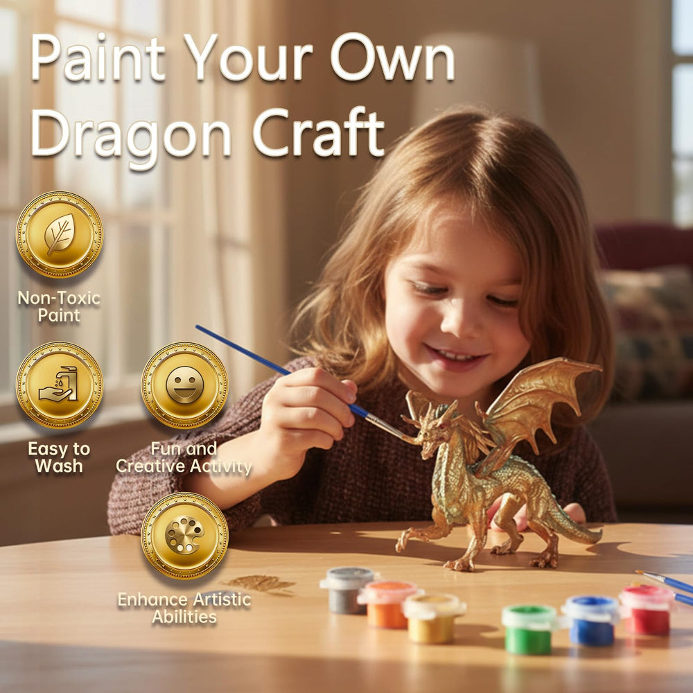 SOLDAY Dragon Toys water-based paints for vibrant, easy-to-clean color adventures