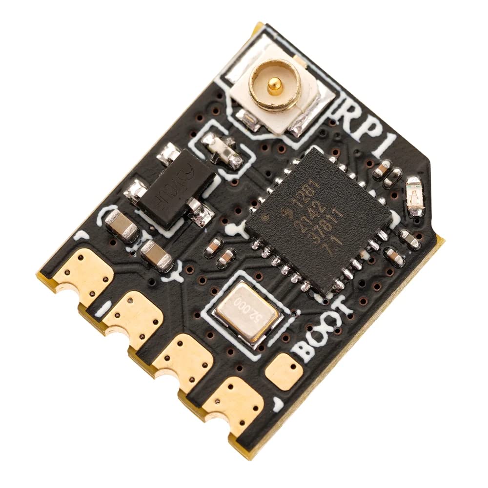 Ultra-light RP1 Nano receiver mounted on a quad for agility.
