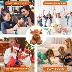 SOLPOBEI soft farm animal plush easy to clean and care.