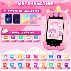 Sompaty Kids Smart Phone 2.8in dinosaur case highlighting playful design