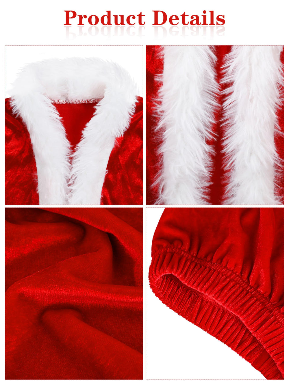 SOMSOC Santa hat with playful pom-pom completes the look