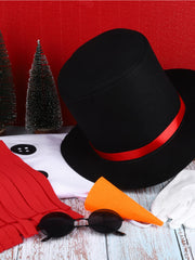 SOMSOC snowman carrot nose inspires playful character transformation and festive photo moments.
