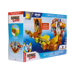 Sonic Go Go Racers Deluxe Playset pairs with Knuckles Adventure for intertwined journeys.
