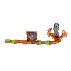 Sonic Go Go Racers Deluxe Playset includes a diecast Super Sonic figure for authentic scale.