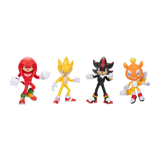 Sonic The Hedgehog 3 Super Sonic figure pose-ready for display