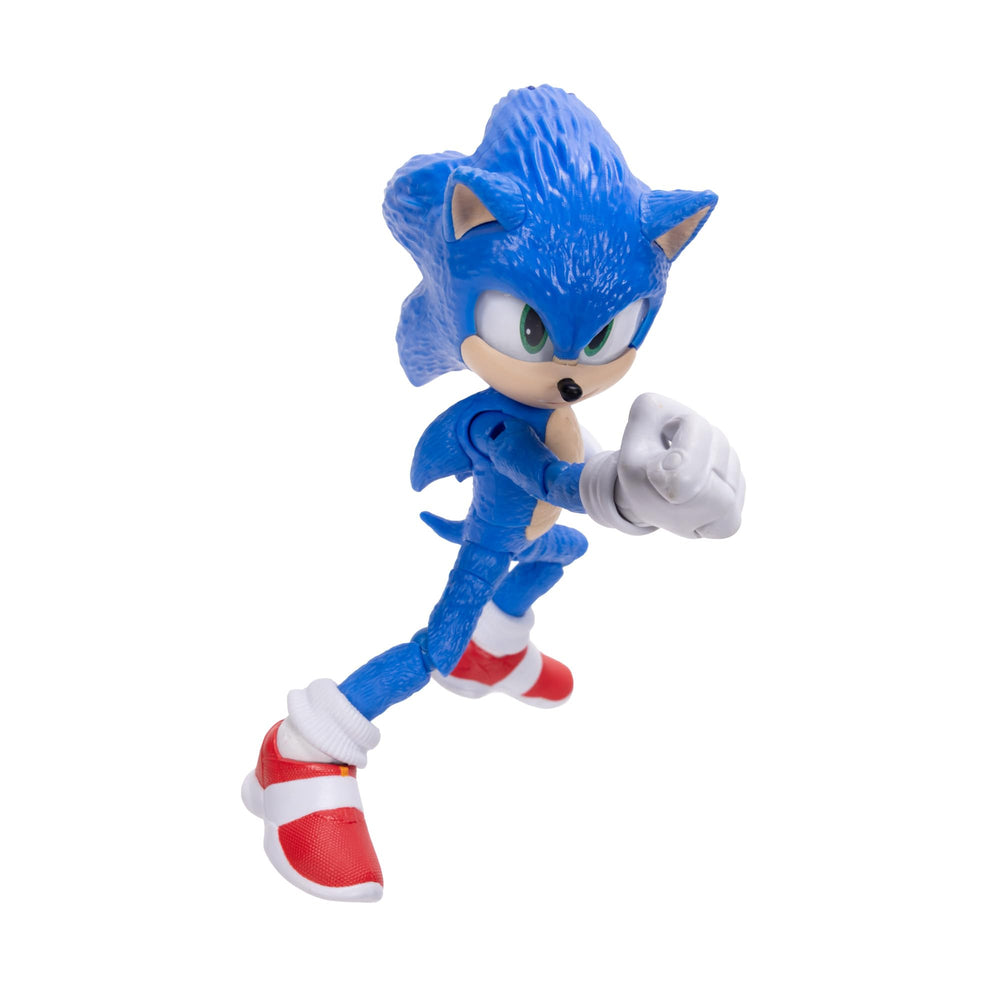 Sonic The Hedgehog 3 Movie figures offer 20+ articulation for dynamic poses.