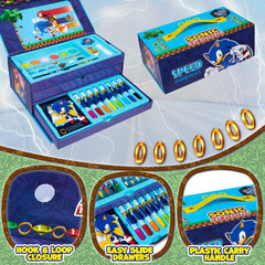 Sonic The Hedgehog felt tip pens pack, smooth lines and bold colors.