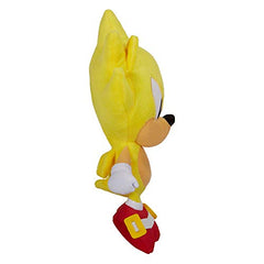 Sonic The Hedgehog Super Sonic 7-Inch plush texture detail highlights premium fabric