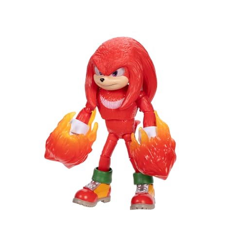 Sonic Knuckles Fire Fist figure in action pose for imaginative play.