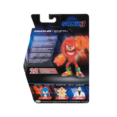 Sonic Knuckles Fire Fist figure on shelf as part of collection.