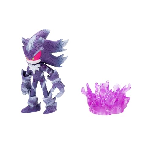 Sonic Mephiles Dark figure poseability in action-ready stance.