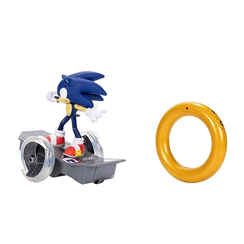 Sonic Speed RC skateboard side view shows compact handling.