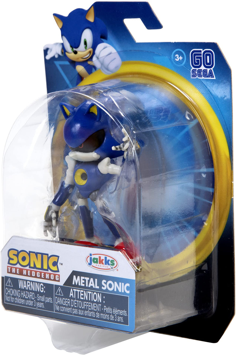 Sonic The Hedgehog 2.5-inch blue figure for collectors to expand their display.