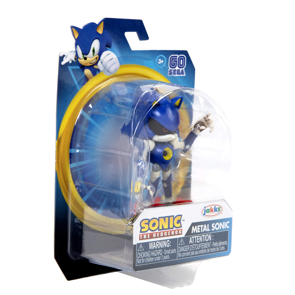 Sonic The Hedgehog 2.5-inch figure with stand for easy posing.