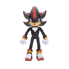 Sonic The Hedgehog 3 Movie 5-inch Knuckles figure with deluxe articulation for action poses.