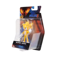 Sonic The Hedgehog 3 shelf display with multiple figures for collection.