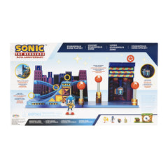 Sonic the Hedgehog display pegs for organizing accessories.