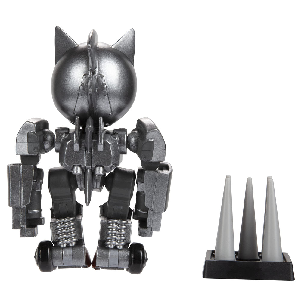 Mecha Sonic figure shown in dynamic action pose for fans.