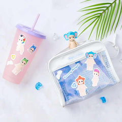 SONNY ANGEL Waterproof stickers in multiple sizes and poses for versatile decorating.