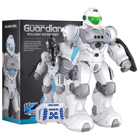 SONOMO RC robot, remote-front view for interactive play