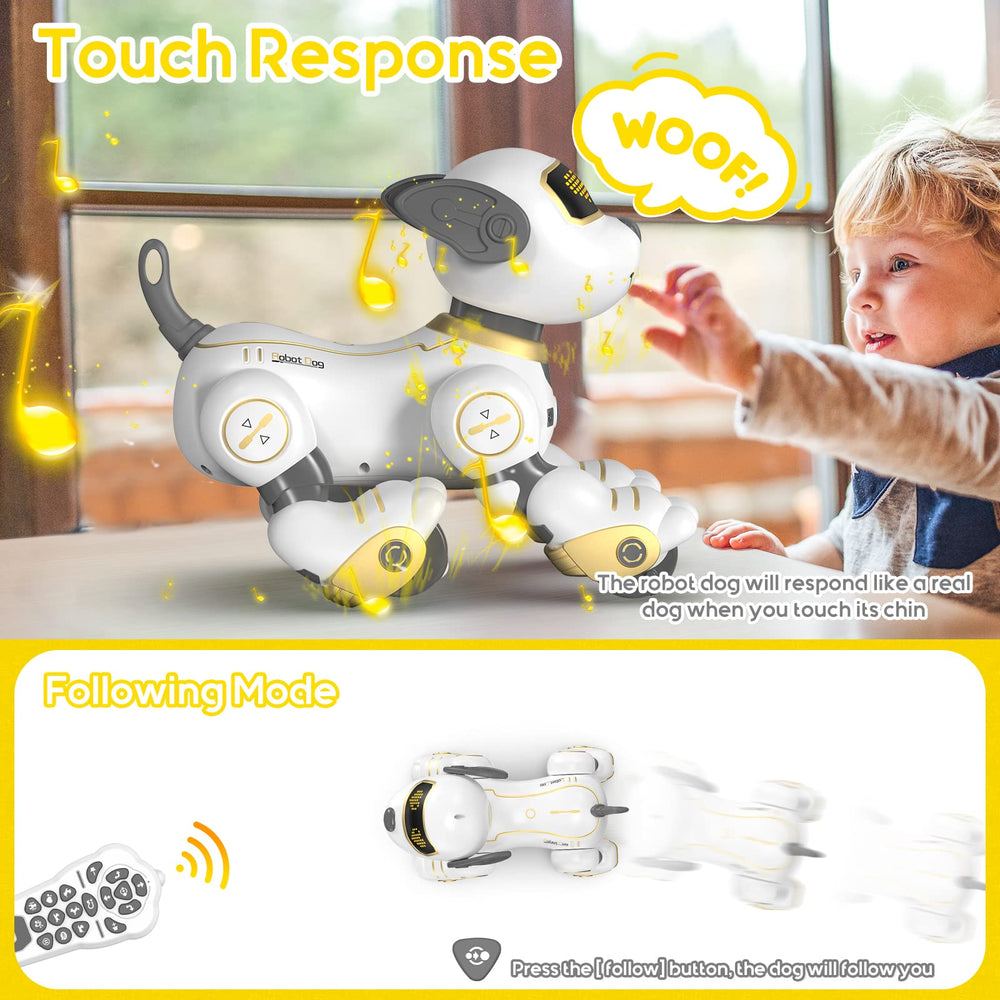 Rechargeable SONOMO robot dog battery charging for extended play sessions