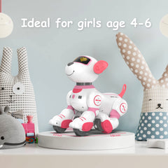 SONOMO robot dog toy in packaging ready for gifting and setup
