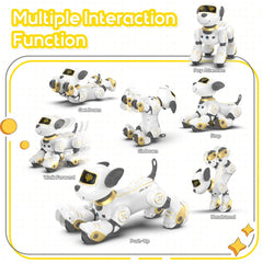 SONOMO robot dog performs impressive stunt actions during play