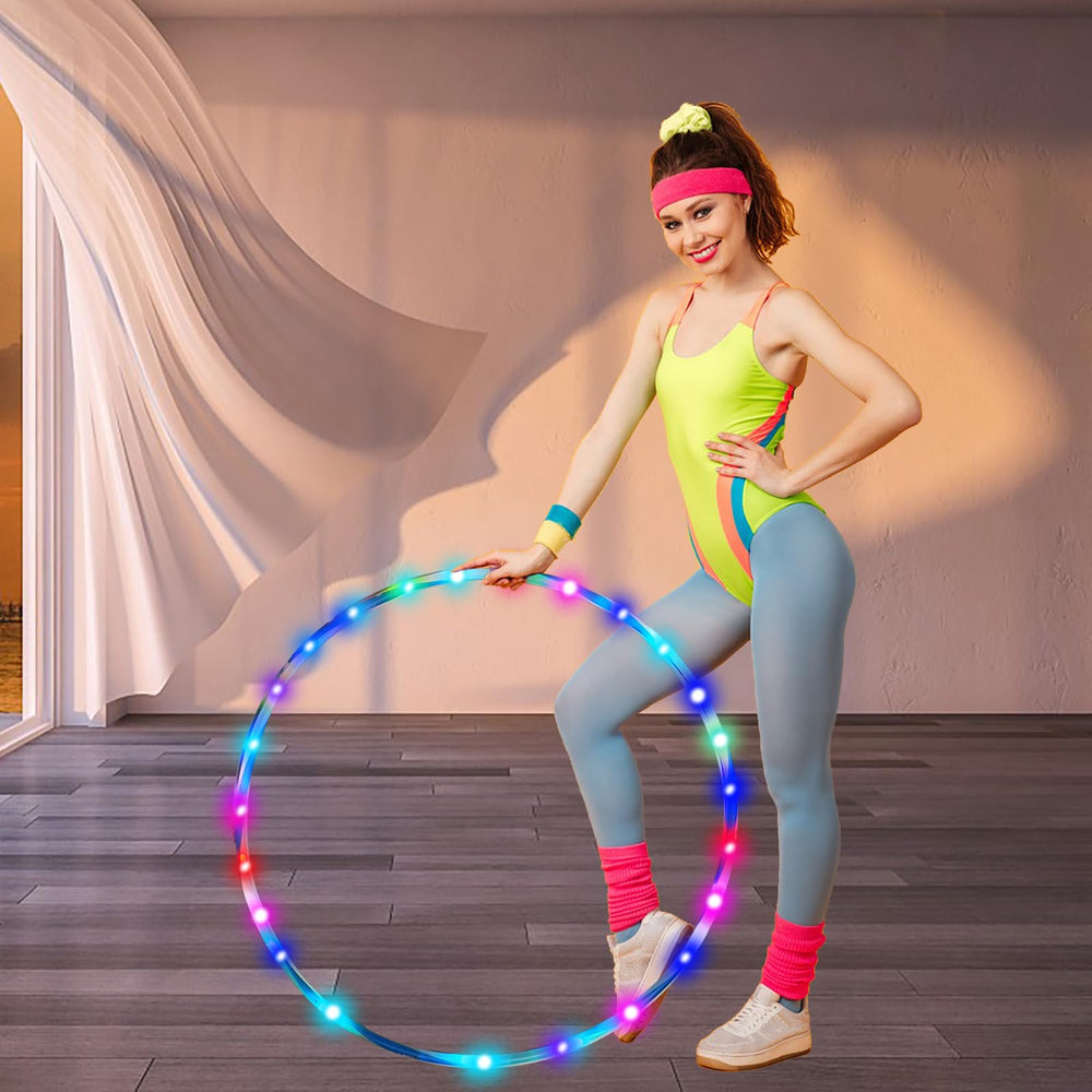 SONSA LED Hoop folded for easy transport and quick setup