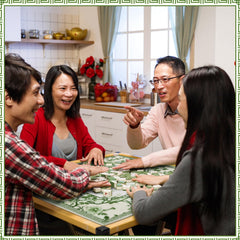 Sonwyoung mahjong mat non-slip surface keeps pieces in place.