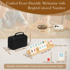 Soopotay portable zippered case stores all components neatly for travel.