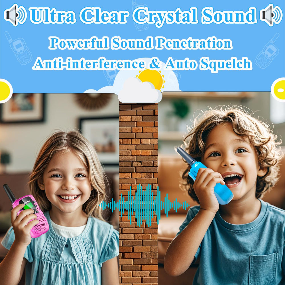 Soopotay Walkie Talkies delivering clear sound for kids in open air