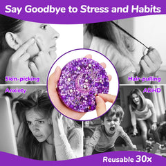 Sooppervix Picky Fidget Pad texture evokes skin-like sensation for comforting sensory input.