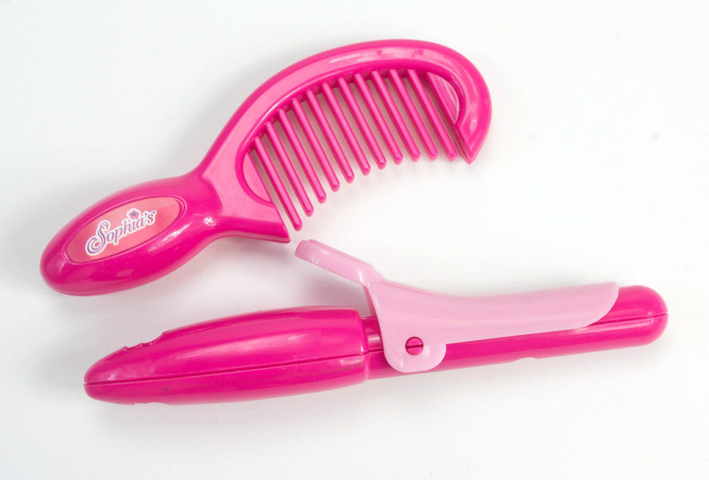 Sophia's curling iron helps create playful curls on 18-inch dolls.