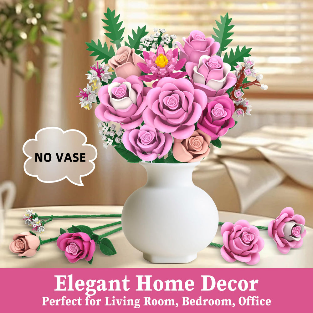Sopu buildable floral bouquet to personalize home decor.